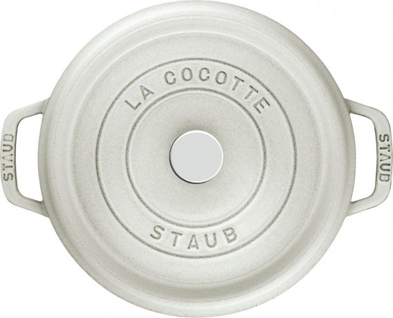 Staub Staub Br\u00e4ter Cocotte 28cm rund  Weiss Staub Br>4ter Кокотка 28см круглая