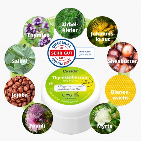 Casida THYMIANBALSAM mit Myrte fur Kinder БАЛЬЗАМ ТИМАНОВЫЙ с миртом для детей
