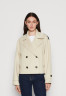 Tommy Hilfiger COLORBLOCK PEACOAT Summer jacket classic beige/desert sky/rouge COLORBLOCK PEACOAT Летняя куртка классический бежевый/пустынное небо/румяна
