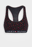 Tommy Hilfiger UNLINED BRALETTE PRINT Bustier rose  ПРИНТ БРАЛЕТ БЕЗ ПОДКЛАДКИ Бюстье Роза