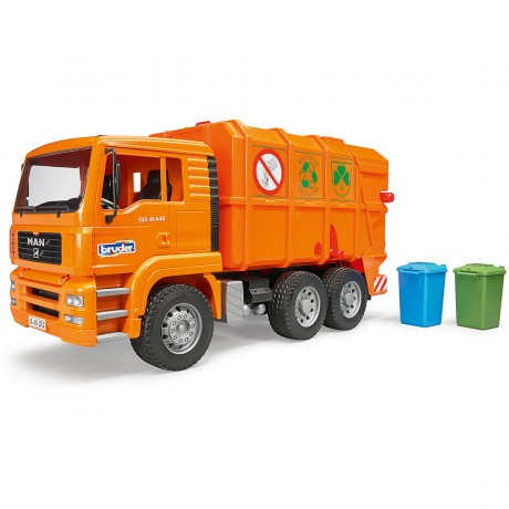 Bruder BRUDER 02760 Mull LKW 47cm MAN TGA orange Мусоровоз BRUDER 02760 47см MAN TGA оранжевый