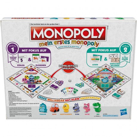 Hasbro Mein erstes Monopoly Моя первая монополия