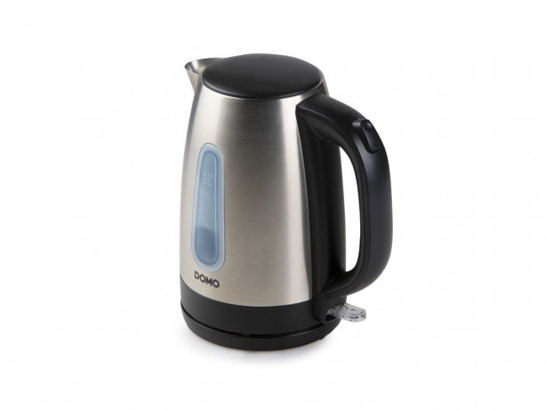 Domo Wasserkocher, 1.7 l, 2200 W, gross leise mit 360°-Fuss, aus Edelstahl elektrisch ohne Kabel Teekocher  Чайник Domo, 1,7 л, 2200 Вт, большой, тихий, с подставкой на 360°, из нержавеющей стали, электрочайник без кабеля