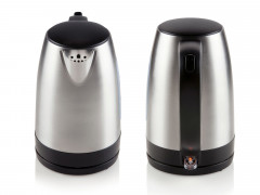 Domo Wasserkocher, 1.7 l, 2200 W, gross leise mit 360°-Fuss, aus Edelstahl elektrisch ohne Kabel Teekocher  Чайник Domo, 1,7 л, 2200 Вт, большой, тихий, с подставкой на 360°, из нержавеющей стали, электрочайник без кабеля