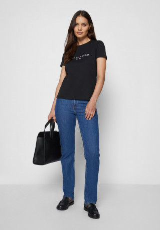 Tommy Hilfiger HERITAGE  Print T-shirt schwarz  НАСЛЕДИЕ Футболка с принтом черный