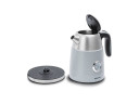 SWISS PRO+ SWISS PRO+ Wasserkocher Retro Wasserkocher Edelstahl Trockengehschutz, Doppelwandig, 2250,00 W Grau Чайник SWISS PRO+ Ретро-чайник из нержавеющей стали с защитой от выкипания, с двойными стенками, 2250,00 Вт