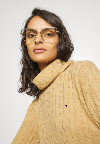 Tommy Hilfiger CABLE ROLL  Jumper dress countryside khaki CABLE ROLL Платье-джемпер загородный хаки