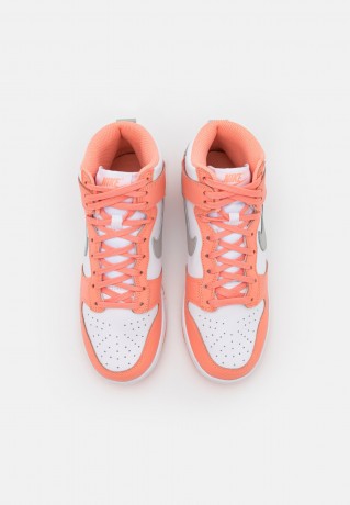 Nike Sportswear W DUNK HIGH Sneaker high crimson bliss/iron ore/white W DUNK HIGH Высокие кроссовки женские малиновое блаженство/железная руда/белый