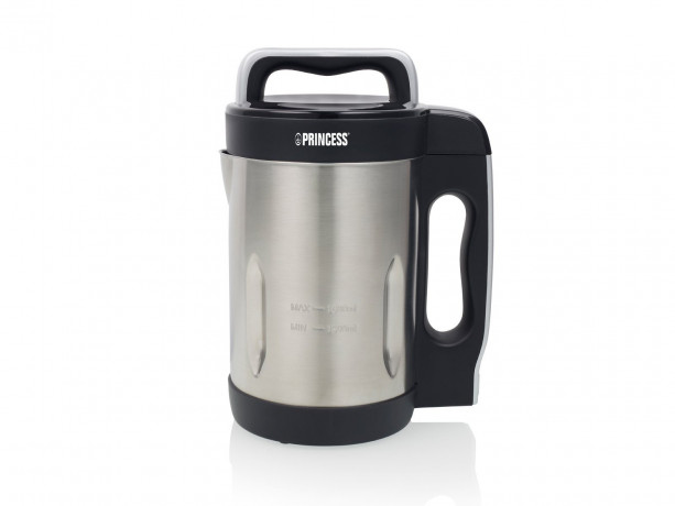 PRINCESS PRINCESS Multikocher, 1000 W, Digitaler Suppenkocher Standmixer Smoothiemaker Thermokocher Edelstahl  Мультиварка PRINCESS, 1000 Вт, цифровая суповарка, миксер, смузи, термоварка, нержавеющая сталь