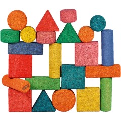 KORXX Korkbausteine Form Mix Color edu Пробковые строительные блоки Shape Mix Color edu