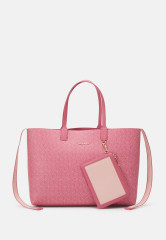 Tommy Hilfiger ICONIC TOTE MONOGRAM Tote bag english pink monogram ICONIC TOTE MONOGRAM Сумка-тоут Английская розовая монограмма