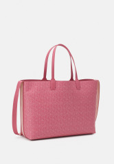 Tommy Hilfiger ICONIC TOTE MONOGRAM Tote bag english pink monogram ICONIC TOTE MONOGRAM Сумка-тоут Английская розовая монограмма