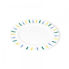 Gmundner Keramik Gmundner Keramik Buntgeflammt Speiseteller Gourmet d: 29 cm / h: 2,2 cm Керамическая тарелка для гурманов с разноцветным пламенем Gmundner d: 29 см / высота: 2,2 см