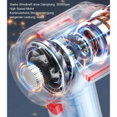 MOUTEN MOUTEN Akku-Handstaubsauger Wiederaufladbarer multifunktionaler kabelloser Nass- und Trockensauger Schwarz MOUTEN Беспроводной ручной пылесос Перезаряжаемый многофункциональный беспроводной пылесос для влажной и сухой уборки