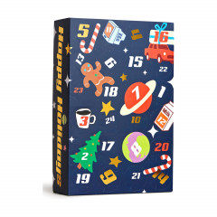 Happy Socks Socken #x27;24-Pack Happy Holidays Socks Gift Set#x27; 36-40 носки #x27;подарочный набор из 24 носков Happy Holidays #x27;