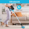YISORA YISORA Akku-Hand-und Stielstaubsauger, 150,00 W, Beutellos, Ultraleichter 3 in1 Staubsauger Kabellos Wandhalterung 40 Min Laufzeit  Беспроводной ручной и стержневой пылесос YISORA, 150,00 Вт, без мешка, сверхлегкий пылесос 3-в-1, беспроводное насте