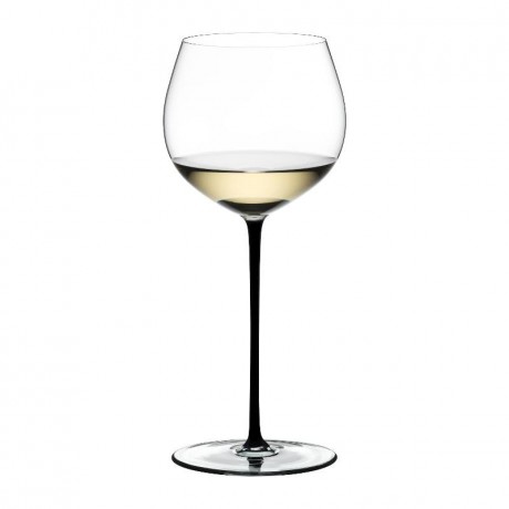 Riedel Riedel Fatto a Mano - schwarz Oaked Chardonnay Glas 620 ccm / h: 25 cm Riedel Fatto a Mano - Бокал для шардоне из черного дуба 620 см3 / высота: 25 см