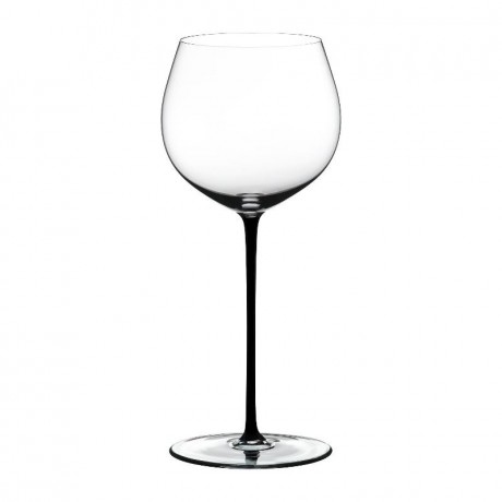 Riedel Riedel Fatto a Mano - schwarz Oaked Chardonnay Glas 620 ccm / h: 25 cm Riedel Fatto a Mano - Бокал для шардоне из черного дуба 620 см3 / высота: 25 см