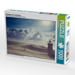 CALVENDO Puzzle CALVENDO Puzzle Sandsturm am Leuchtturm Пазл CALVENDO Puzzle Песчаная буря на маяке