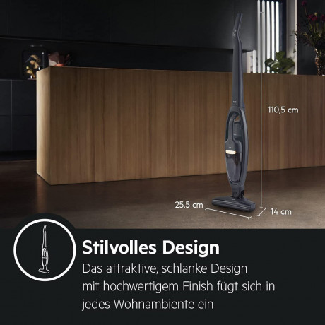 AEG AEG Akku-Hand-und Stielstaubsauger AEG QX 6-1-42 GG, beutellos, abnehmbarer Handsauger, 18 V, Multi-Bodenduse, beutellos  Беспроводной ручной и стержневой пылесос AEG AEG QX 6-1-42 GG, без мешка, съемный ручной пылесос, 18 В, насадка для нескольких по