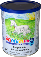 Bambinchen Молочная смесь для малышей 2 aus Ziegenmilch после 6. Месяц	ев, 400 г