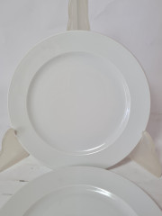 Тарелки винтажные Rosenthal, белый фарфор, 2 шт x 16 x 1,5 см, Германия, 1960-70гг.