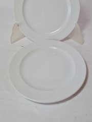 Тарелки винтажные Rosenthal, белый фарфор, 2 шт x 16 x 1,5 см, Германия, 1960-70гг.