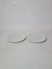 Тарелки винтажные Rosenthal, белый фарфор, 2 шт x 16 x 1,5 см, Германия, 1960-70гг.