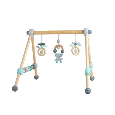 bieco Spiele Trapez Spielbogen Elefant Holz Mobile Activity Center Figuren  Rasseln Spielbogen Игры трапеция играть арка слон деревянный мобильный центр активности фигурки погремушка играть арка