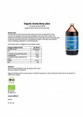 Krauterhaus Sanct Bernhardt Organic Aronia Berry Juice, 1 литр