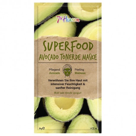 7th. Heaven Superfood Schlamm-Maske Avocado Грязевая маска Superfood с авокадо