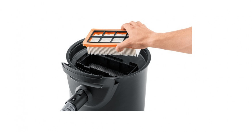 Karcher Karcher Aschesauger AD 2  gelb/schwarz  gelb/schwarz Пылесос Karcher Ash AD 2 желтый/черный