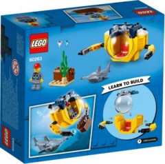LEGO LEGO City 60263 Mini-U-Boot fur Meeresforscher Мини-подводная лодка «Исследователь океана» LEGO City 60263