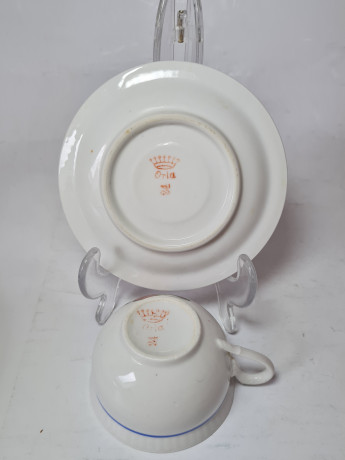 Otla Чашка, белый фарфор с изображением медвежонка, Германия, 1960-70гг.