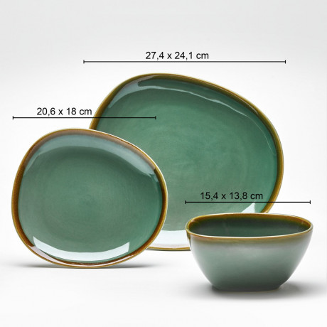 Van Well Van Well Kombiservice 8-tlg. SINTRA grun Комбинированный сервиз Van Well 8 шт. СИНТРА