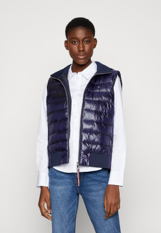Tommy Hilfiger SPORTY SORONA SIDE ZIP VEST Waistcoat desert sky ЖИЛЕТ SPORTY SORONA SIDE ZIP VEST Жилет небо пустыни