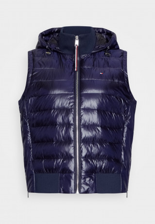 Tommy Hilfiger SPORTY SORONA SIDE ZIP VEST Waistcoat desert sky ЖИЛЕТ SPORTY SORONA SIDE ZIP VEST Жилет небо пустыни