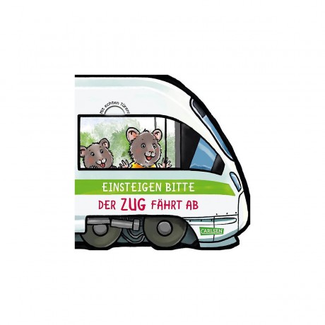 Carlsen Verlag Mein kleiner Fahrzeugspass: Einsteigen bitte! Der Zug fahrt ab! Моя маленькая автомобильная забава: Пожалуйста