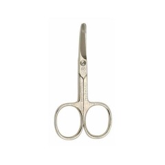 Hans Kniebes Baby-Nagelschere, gebogen, strichmattiert  Детские маникюрные ножницы, изогнутые, матовые