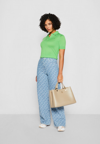 Tommy Hilfiger JACQUARD WIDE LEG Trousers blue ШИРОКИЕ НОГИ ЖАККАРДА Брюки синий