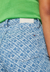 Tommy Hilfiger JACQUARD WIDE LEG Trousers blue ШИРОКИЕ НОГИ ЖАККАРДА Брюки синий