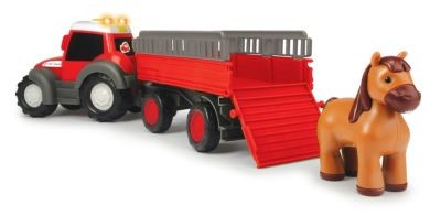 Dickie Toys ABC Massey Ferguson Animal Trailer Прицеп для животных ABC Massey Ferguson