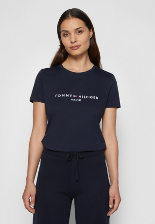 Tommy Hilfiger HERITAGE  Print T-shirt marine НАСЛЕДИЕ Футболка с принтом морской