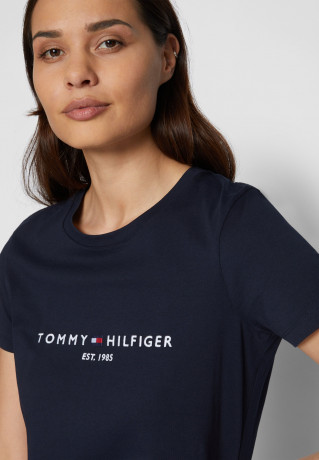 Tommy Hilfiger HERITAGE  Print T-shirt marine НАСЛЕДИЕ Футболка с принтом морской
