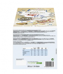 Ferrero Kinder &amp; Co. White Adventskalender 2025 Адвент-календарь Белый, 24 сладких сюрприза, 263 грамма