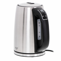 JUNG JUNG Wasserkocher ADLER AD1340 Wasserkocher mit Temperatureinstellung Digital kettle, 1.7 l, 2200 W, Edelstahl Kocher, 1,7 Liter 360° Basis, BPA- Frei, LCD Display Kettle  Чайник JUNG Чайник ADLER AD1340 с цифровым чайником с регулировкой температуры