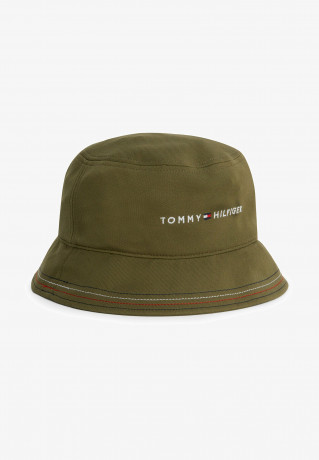 Tommy Hilfiger SKYLINE BUCKET Hat mentor green SKYLINE BUCKET Шляпа наставник зеленый