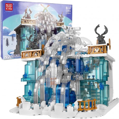 MOULD KING Klemmbausteinset  Kristallfaelle 11009 Набор зажимных блоков Crystal Falls 11009