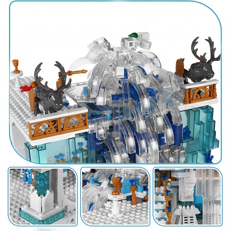 MOULD KING Klemmbausteinset  Kristallfaelle 11009 Набор зажимных блоков Crystal Falls 11009