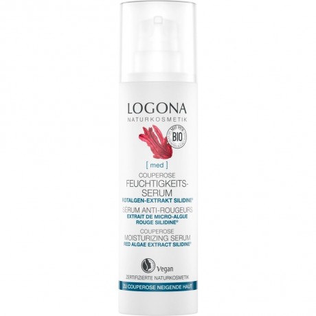 Logona Couperose Feuchtigkeits-Serum Rotalgenextrakt SILIDINE Увлажняющая сыворотка с куперозом Экстракт красных водорослей SILIDINE
